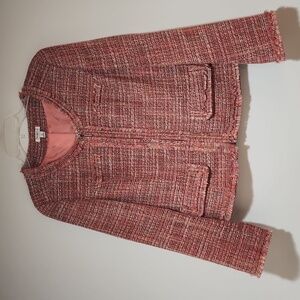 Ladie's Vintage Tribeca Bouclé Zip Jacket 12